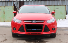 Накладки на фары (реснички) узкие var №2 для Ford Focus 3 (2012-2014)